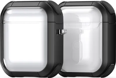 Produktbild von Mobigear Shockproof  Apple AirPods 2 Hardcase Hülle - Schwarz