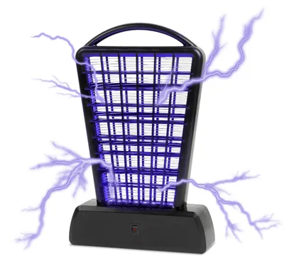 Image de Piège à insectes UV pour table - batterie et USB - noir