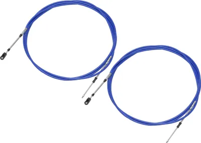 Produktbild von 2 Stück 500cm 16FT 33C/3300 Marine Boot Gashebel Steuerkabel Blau