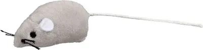 Produktbild von TRIXIE Maus, Katze, Plüschspielzeug, Grau, Plüsch, Kauend, Kratzen, 50 mm