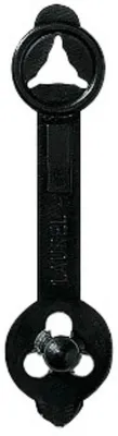 Produktbild von Briefknopf Alpha 23mm VE=100 Stück schwarz