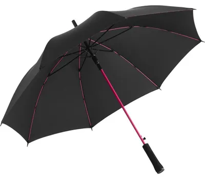 Produktbild von Fare - "Colourline" Stockschirm LT4571 (Einheitsgröße) (Schwarz/Magenta)