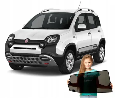 Produktbild von RayStop Magnetische Sonnenblenden für Fiat Panda 3 (2011-) Heckfenster