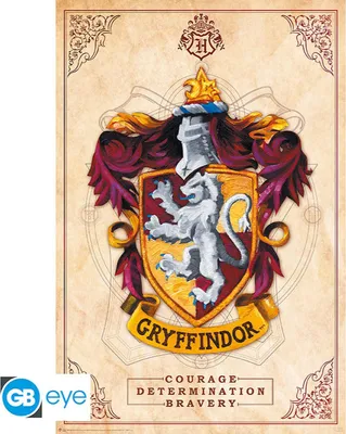 Produktbild von HARRY POTTER - Poster Maxi 91cmx51cm - Gryffindor