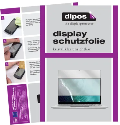 Produktbild von 2x Schutzfolie für Asus Chromebook Flip C434T klar Displayschutzfolie Folie Display Schutz dipos