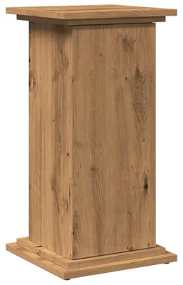 Immagine prodotto di vidaXL Piedistallo con vano portaoggetti Rovere artigianale 31x30x60 cm Materiale a base di legno