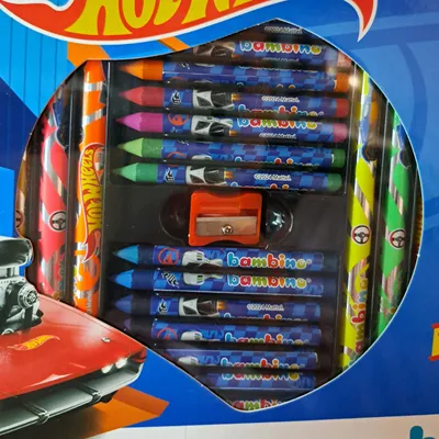 Produktbild von Bambino Hot Wheels Buntstifte 36 Stück mit Spitzer