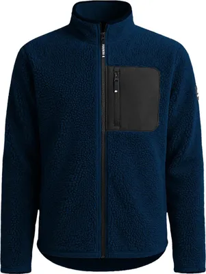 Produktbild von FORSBERG Webpelzjacke mit Brusttasche, Farbe:marineblau, Größe:4XL