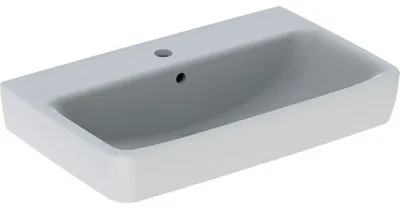 Produktbild von Geberit Renova Compact Waschtisch 65 cm mit Hahnloch und Überlauf
