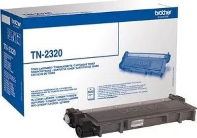 Produktbild von Brother TN-2320 Hoch Kapazität Laserdruck Tonerkartusche - Schwarz - Originaler Pack - Laserdruck - Hoch Kapazität