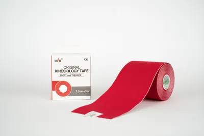 Produktbild von Nasara Kinesiology Tape 7,5cm x 5m : rot Farbe: rot