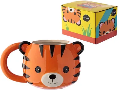 Zdjęcie produktu dla Ceramiczny kubek Cutiemals - Głowa tygrysa