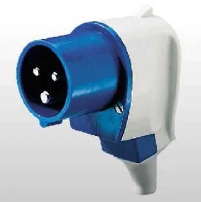 Produktbild von Mennekes 1411 - 3P - Blau - Grau - IP44 - 230 V - 16 A - 50 - 60