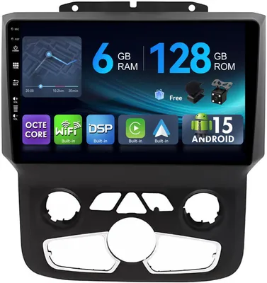 Immagine prodotto di Autoradio 6G + 128G per DODGE RAM 1500 2500 5500 (2013-2019) | Android 15, navigatore GPS