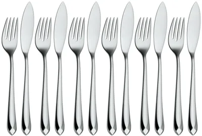 Produktbild von WMF Fischbesteck-Set 12-teilig Jette Cromargan protect®