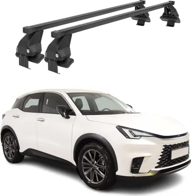 Image de Menabo Barres de toit transversales pour Lexus LBX 2023-2025 Acier Noir 2x
