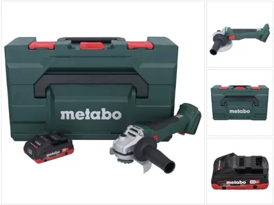 Immagine prodotto di Metabo W 18 L BL 9-125 Smerigliatrice angolare a batteria 18 V 125 mm Brushless + 1x batteria 4,0 Ah + metaBOX - senza caricabatterie