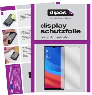 Produktbild von 2x Schutzfolie für Oppo A7x klar Displayschutzfolie Folie Display Schutz dipos