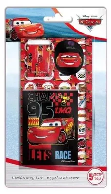 Obrázok produktu pre Školské potreby Cars, 5 ks – Diakakis