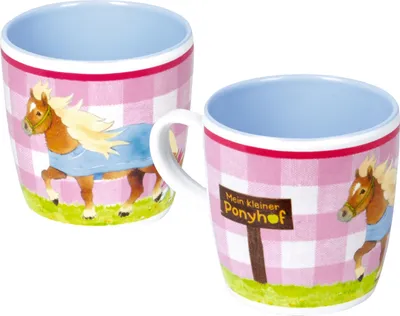Produktbild von Spiegelburg Melamin-Tasse Mein kleiner Ponyhof