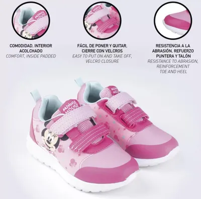Produktbild von Disney Minnie Style Straßenschuh Kinder Mädchen Sneaker Grösse24