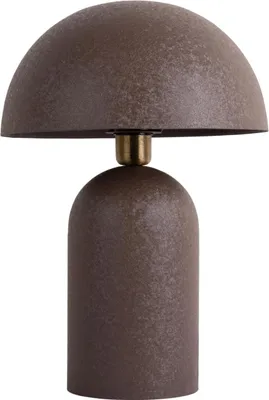 Produktbild von Leitmotiv - Tischleuchte Boaz - Braun - Ø31cm Tischlampe - Nachttischlampe, Wohnzimmer, Schlafzimmer