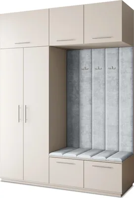 Produktbild von Masseno Garderobe-Set REMA 180/240/60 cm Modern Garderobenschrank Kaschmir
