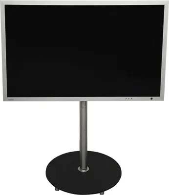 Produktbild von Wissmann Designer TV-Ständer aro art 139-R-1 - Sockel rund D=60cm - Sockel schwarz schwarz für TV 40“-75“