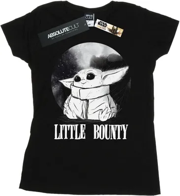 Produktbild von Star Wars - "The Mandalorian Little Bounty" T-Shirt für Damen BI43073 (XXL) (Schwarz)