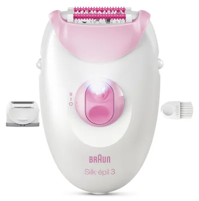 Image de Epilateur secteur rose - Braun - SILKEPIL3031 - silk·épil 3