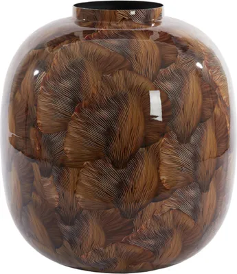 Produktbild von Light & Living - Vase Milos - Braun - Ø37cm