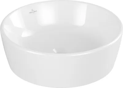 Produktbild von VB Aufsatzwaschbecken Architectura 450x450mm Rund mit Überlauf Weiß Alpin