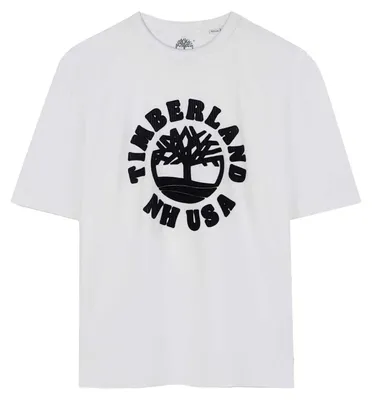 Image de Timberland - T-shirt pour enfants, col rond GT18742 (140) (blanc)