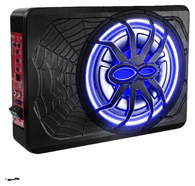 Obrázek produktu pro Subwoofer do auta, plochý design, nastavitelná basová kontrola, 9 palců