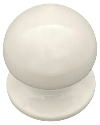 Immagine prodotto di Maniglia fissa per porta, diametro 70 mm, in alluminio, colore bianco RAL 9010 - brevetto depositato