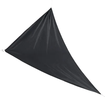 Produktbild von com-four® Sonnensegel Dreieck - Segeltuch mit UV-Schutz - Sonnenschutz für Terrasse, Balkon, Garten und Camping - Sonnendach, Sichtschutz 3x3x3m