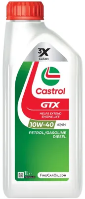 Produktbild von CASTROL GTX A3/B4 für 10W-40 1 Liter Motoröl Motorenöl Teilsynthetisch 9.55535-D2 9.55535-G2 226.5 229.3 RN0700 RN0710 501 01 505 00 Öl