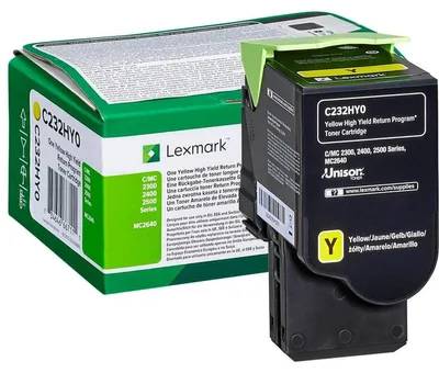 Produktbild von Lexmark C232HY0, 2300 Seiten, Gelb, 1 Stück(e)