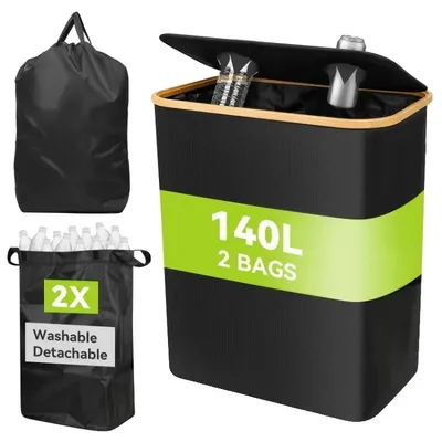 Obrázek produktu pro Recyklační kontejner, velká kapacita, odnímatelná vnitřní nádoba, 140 litrů