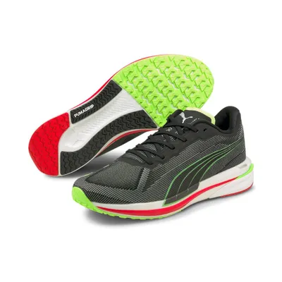 Produktbild von Puma Velocity Nitro Laufschuhe Herren schwarz weiß grün Gr 40,5