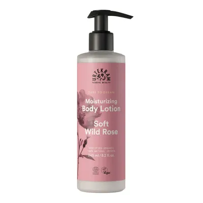 Produktbild von Urtekram Soft Wild Rose, Lotion, Unisex, Feuchtigkeitsspendend, Feuchtigkeitsspendend, Jeder Hauttyp, 245 ml, Sheabutter