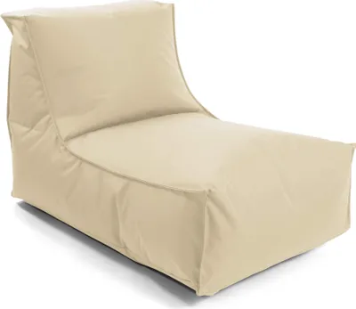 Produktbild von mokebo® Sitzsack für Kinder & Erwachsene 'Der Sundowner', Bean Bag mit Füllung oder Bodenkissen für Indoor & Outdoor, auch als Liegekissen, Relaxliege oder Liege in Beige