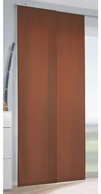 Produktbild von Flächenvorhang „Mira“: Farbe: Braun Größe (HxB): 255x60cm