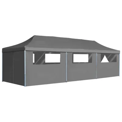 Zdjęcie produktu dla vidaXL Składany namiot imprezowy pop-up z 8 ścianami bocznymi 870x291x315 cm antracytowy