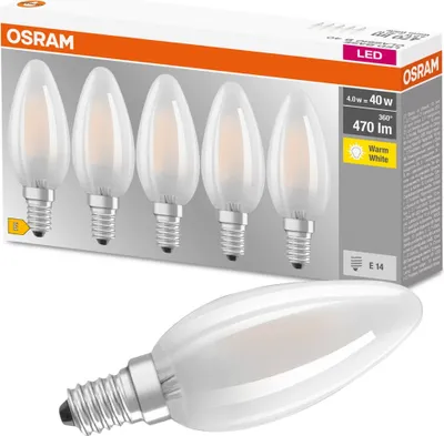 Produktbild von Osram Classic LED-Lampe Warmweiß 2700 K 4 W E14
