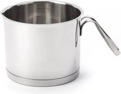 Produktbild von Stolze Stahl Waren MILK POT Kochtopf, Edelstahl, 14 cm Durchmesser, Induktionsherd-geeignet