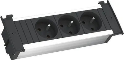 Produktbild von KAPSA Einbau-Steckdosenleiste 3-fach