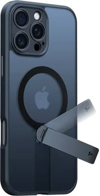 Produktbild von Torras Pstand Spin Hülle für iPhone 16 Pro Max, schwarz