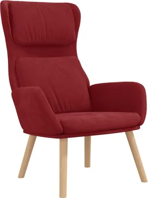 Obrázek produktu pro SYFAX™ Relaxační křeslo vínové samet