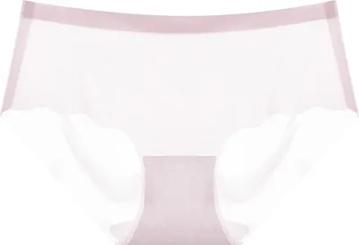 Produktbild von Damen-Unterhosen, ultradünn, nahtlos, Eisseide, einfarbig, niedrige Taille, schnelltrocknend, feuchtigkeitsableitend, elastische Damen-Slips, Sporthöschen, Damenunterwäsche für den Alltag